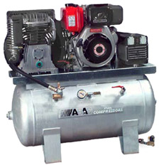 Compresseurs d'air thermiques : essence, diesel, bi-énergies