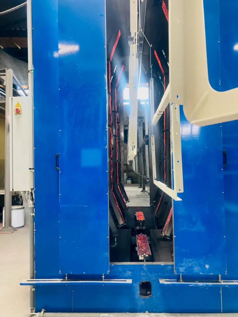 Tunnel IR de gélification pour peinture poudre Eurotherm BENELUX